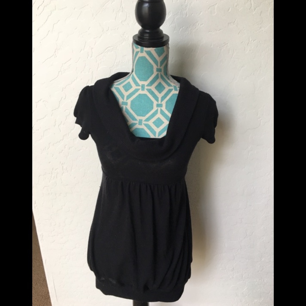 Long Cozy Black Top